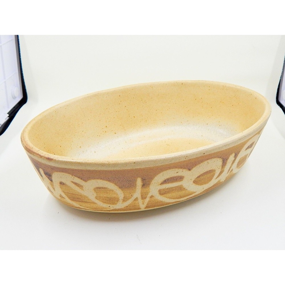 Stoneware Designs West SDW Vegetable Serving Oval Bowl #804 9 Inch